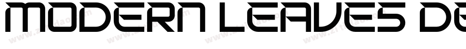 Modern Leaves Demo字体转换